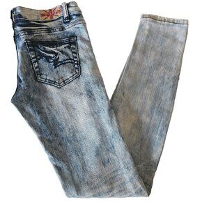MACHINE Distressed Jeans Nouvelle Mode Skinny Jeans Women’s Size 3 – RN#129181